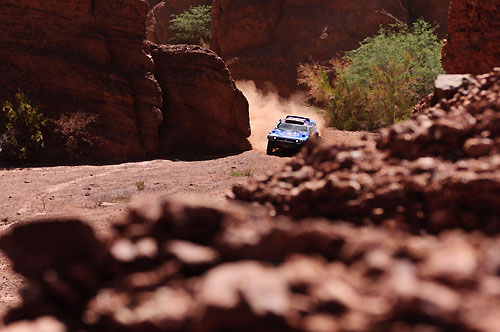 Nasser Al-Attiyah in actie